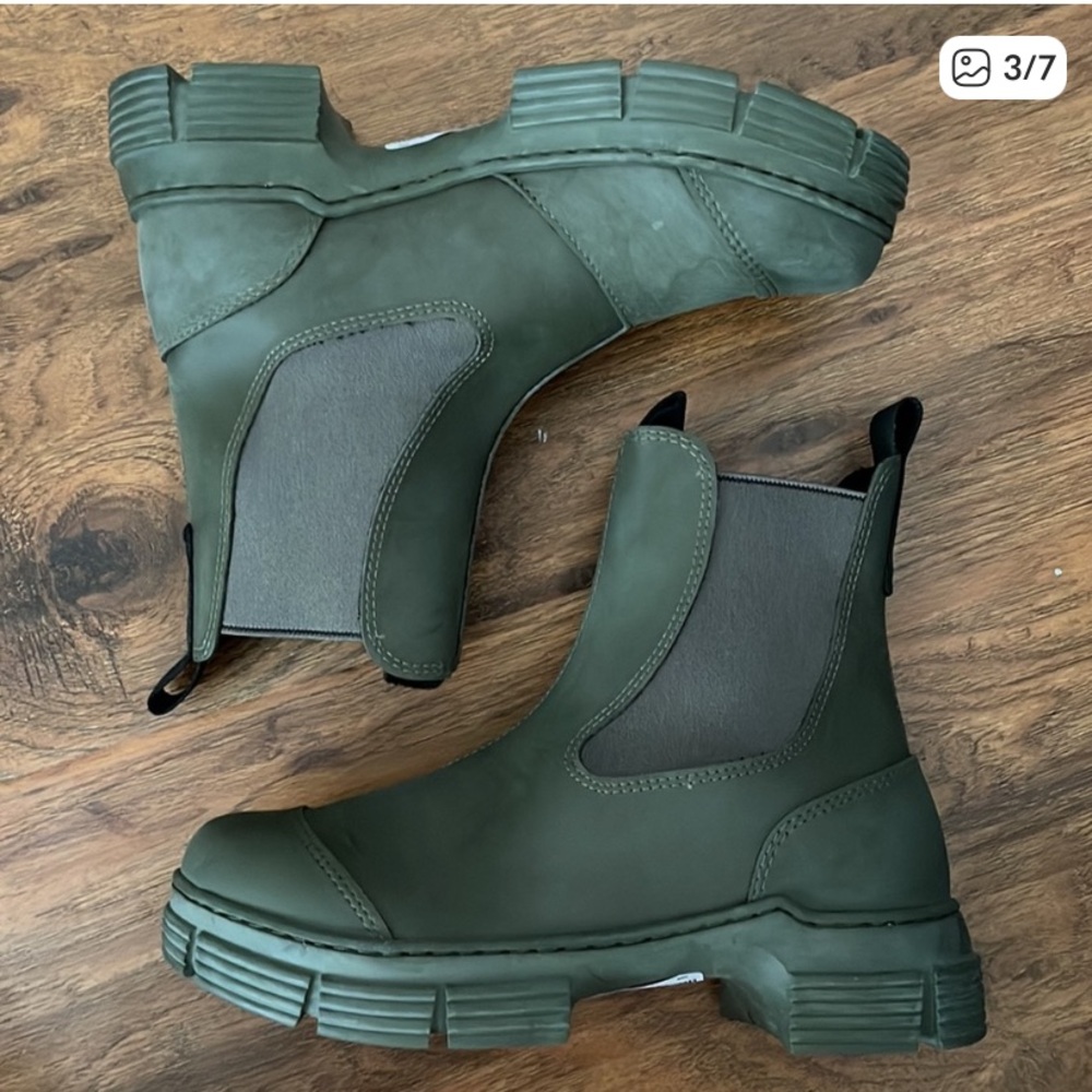 Ganni Kalamata Chelsea recycled rubber rain boots